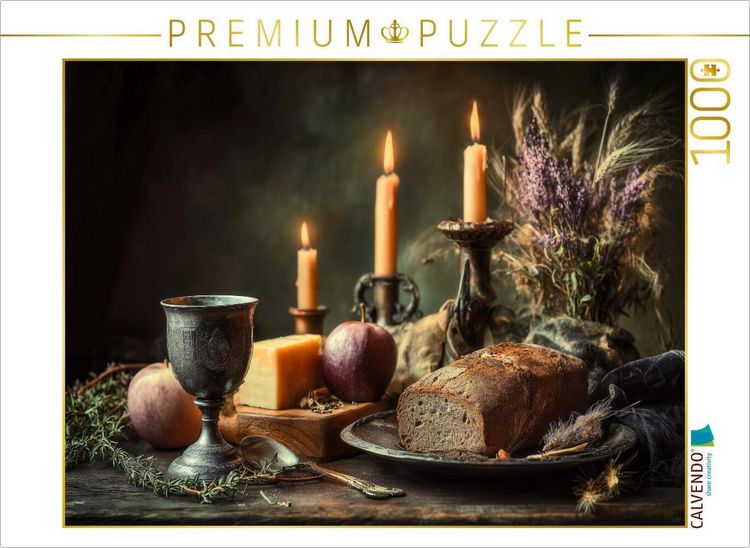 Produktbild: CALVENDO Puzzle Ein Motiv aus dem Kalender Landleben auf dem Tisch | 1000 Teile Lege-Gr&ouml;&szlig;e 64x48cm Foto-Puzzle f&uuml;r gl&uuml;ckliche Stunden