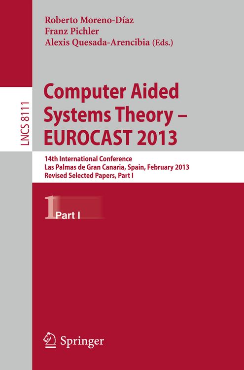 Produktbild: Computer Aided Systems Theory -- EUROCAST 2013