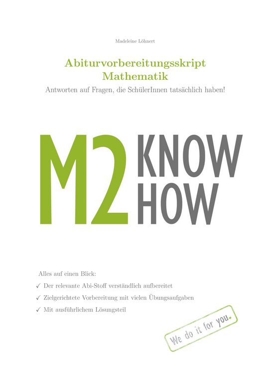Produktbild: Abiturvorbereitungsskript Mathematik