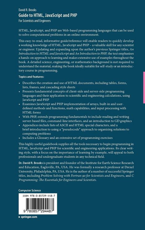 Produktbild: Guide to HTML, JavaScript and PHP