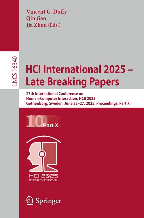 Produktbild: HCI International 2025 - Late Breaking Papers