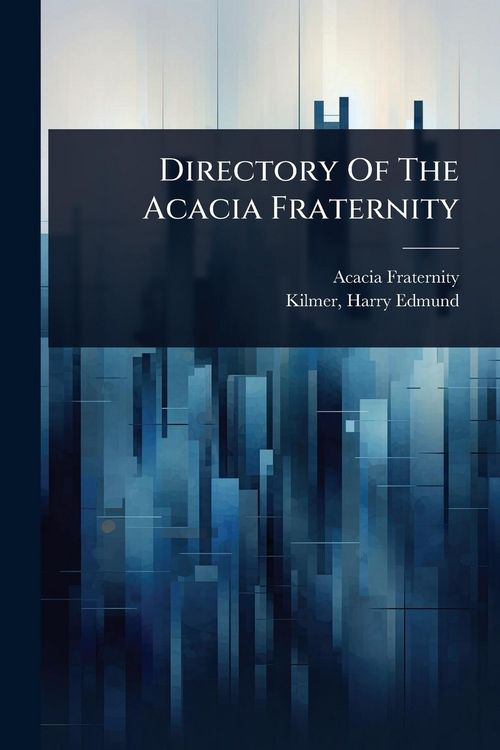 Produktbild: Directory Of The Acacia Fraternity