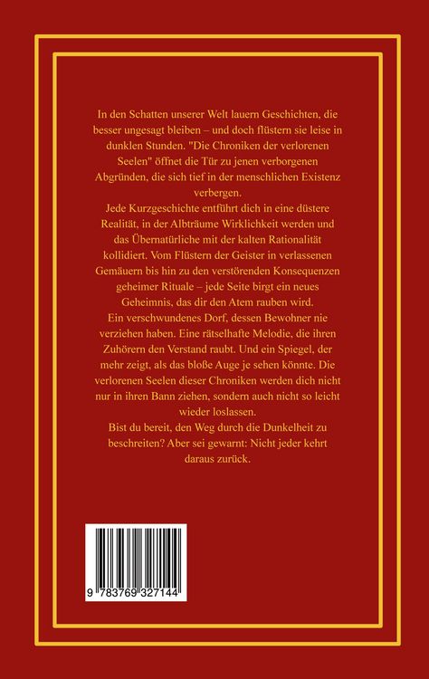 Produktbild: Die Chroniken der verlorenen Seelen