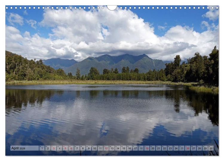 Produktbild: Kia ora, Aotearoa - Wunderbares Neuseeland (Wandkalender 2026 DIN A3 quer), CALVENDO Monatskalender