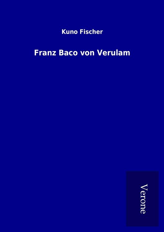 Produktbild: Franz Baco von Verulam