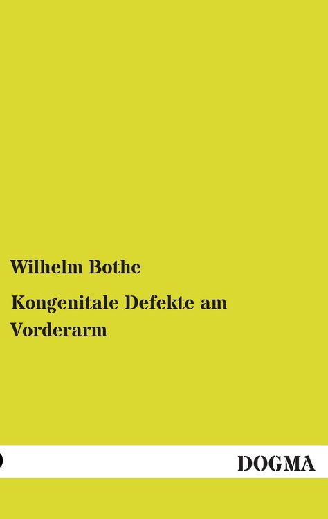 Produktbild: Kongenitale Defekte am Vorderarm