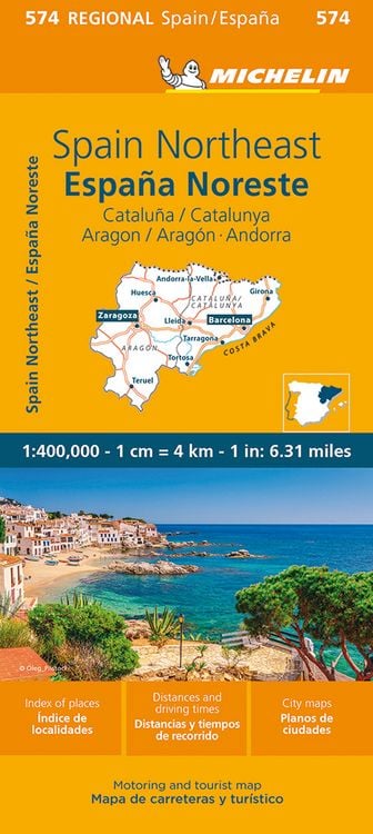 Produktbild: Michelin Katalonien, Aragon, Andorra