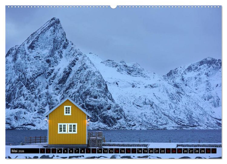 Produktbild: Lofoten Inselzauber (hochwertiger Premium Wandkalender 2026 DIN A2 quer), Kunstdruck in Hochglanz