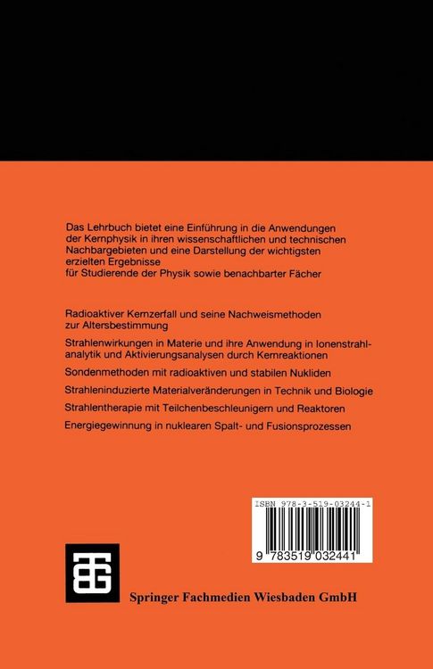 Produktbild: Angewandte Kernphysik