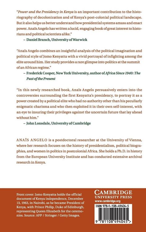 Produktbild: Power and the Presidency in Kenya