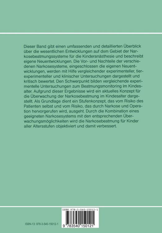 Produktbild: Narkose- und &Uuml;berwachungssysteme f&uuml;r die Kinderanaesthesie