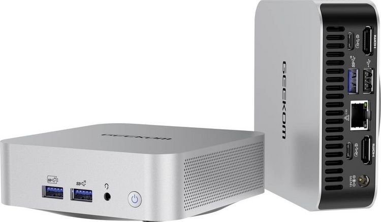 Produktbild: GEEKOM Mini PC A8 AMD Ryzen 7 8745HS 5.1 GHz 16 GB RAM 1 TB SSD AMD Radeon&trade; 610M Win 11 Pro A8-2