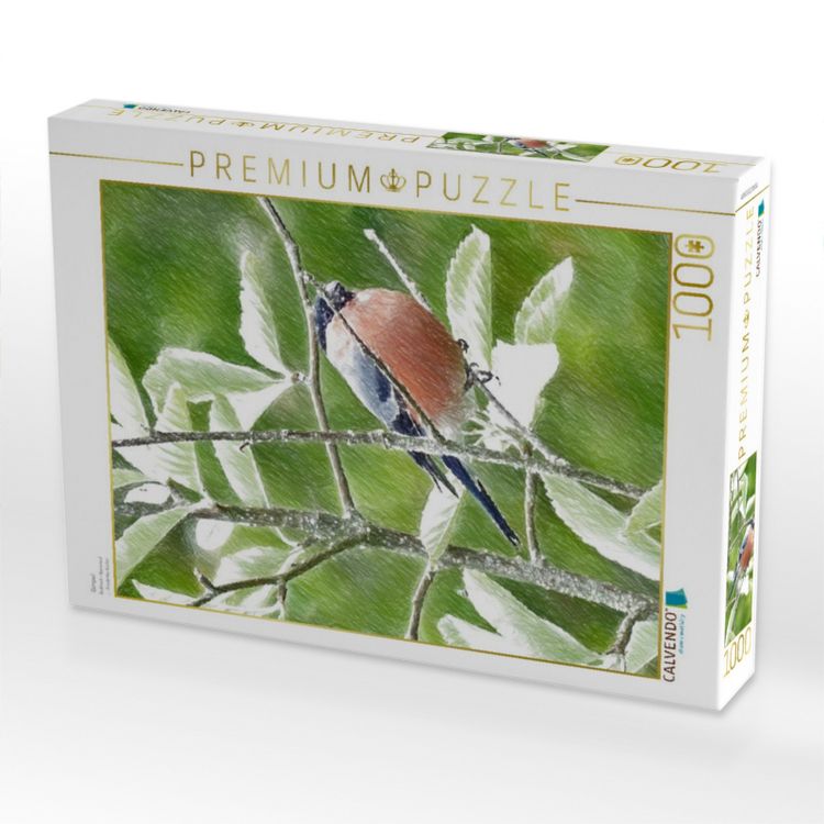 Produktbild: CALVENDO Puzzle Gimpel | 1000 Teile Lege-Gr&ouml;&szlig;e 64x48cm Foto-Puzzle f&uuml;r gl&uuml;ckliche Stunden