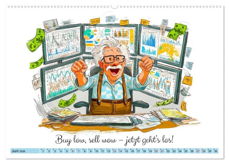 Produktbild: Endlich Rente - So macht Ruhestand Spa&szlig;! (hochwertiger Premium Wandkalender 2026 DIN A2 quer), Kunstdruck in Hochglanz