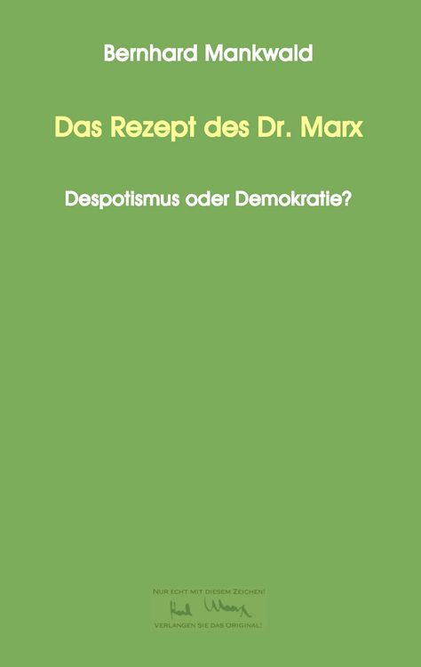 Produktbild: Das Rezept des Dr. Marx