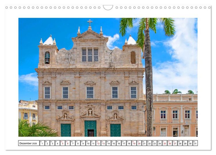 Produktbild: Salvador de Bahia - bunt, quirlig und einzigartig (Wandkalender 2026 DIN A3 quer), CALVENDO Monatskalender