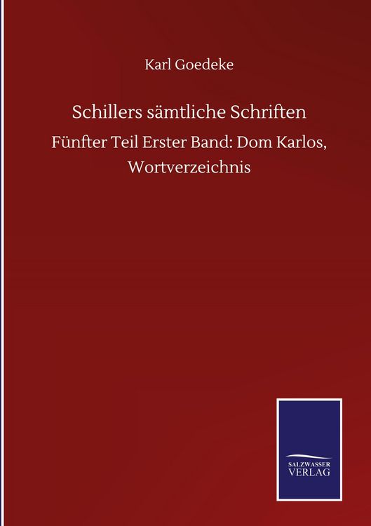 Produktbild: Schillers s&auml;mtliche Schriften