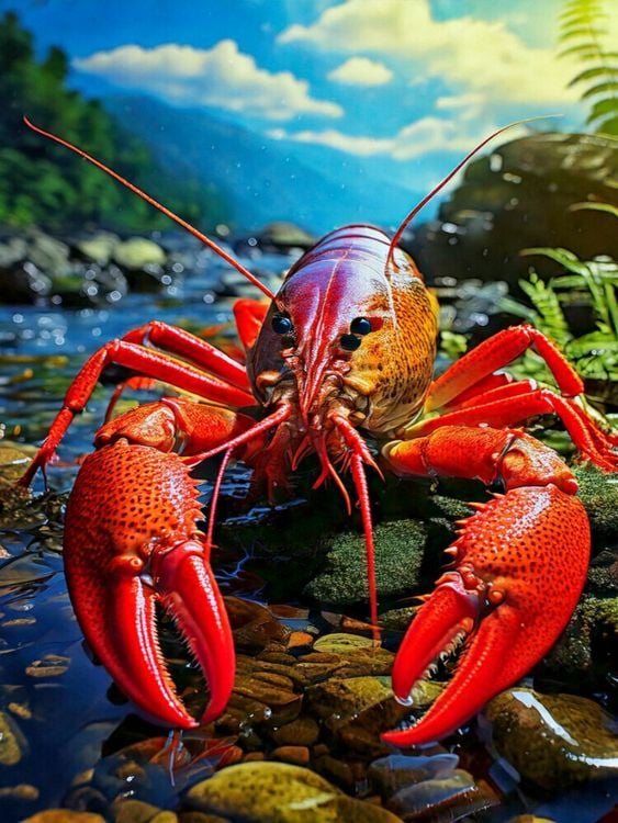 Produktbild: CALVENDO Puzzle Flusskrebs | 1000 Teile Lege-Gr&ouml;&szlig;e 64x48cm Foto-Puzzle f&uuml;r gl&uuml;ckliche Stunden