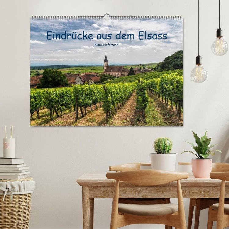 Produktbild: Eindr&uuml;cke aus dem Elsass (Wandkalender 2026 DIN A2 quer), CALVENDO Monatskalender