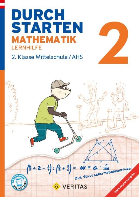Produktbild: Durchstarten Mathematik 2. Klasse Mittelschule/AHS Lernhilfe