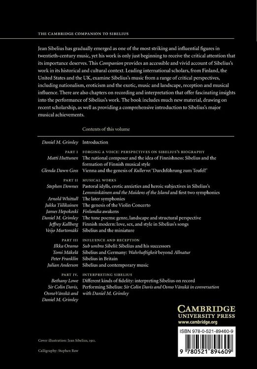 Produktbild: The Cambridge Companion to Sibelius