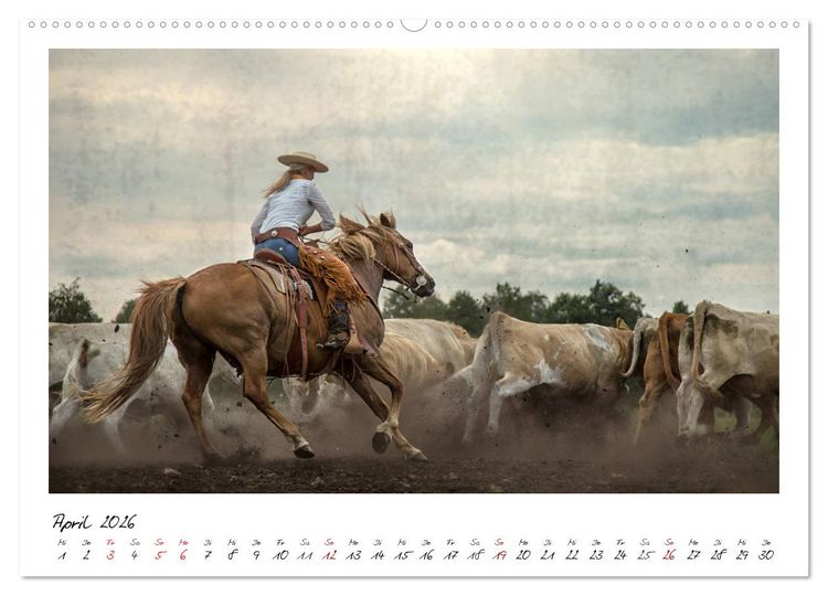 Produktbild: Mecklenburgs Wilder Westen (hochwertiger Premium Wandkalender 2026 DIN A2 quer), Kunstdruck in Hochglanz