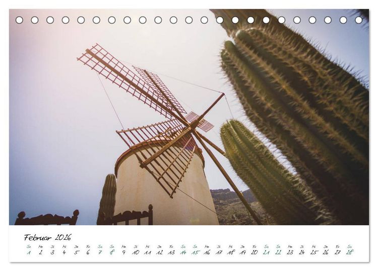 Produktbild: Gran Canaria - 365 Tage Fr&uuml;hling (Tischkalender 2026 DIN A5 quer), CALVENDO Monatskalender