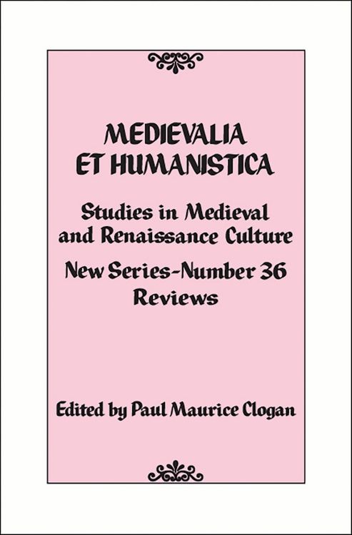 Produktbild: Medievalia et Humanistica, No. 36