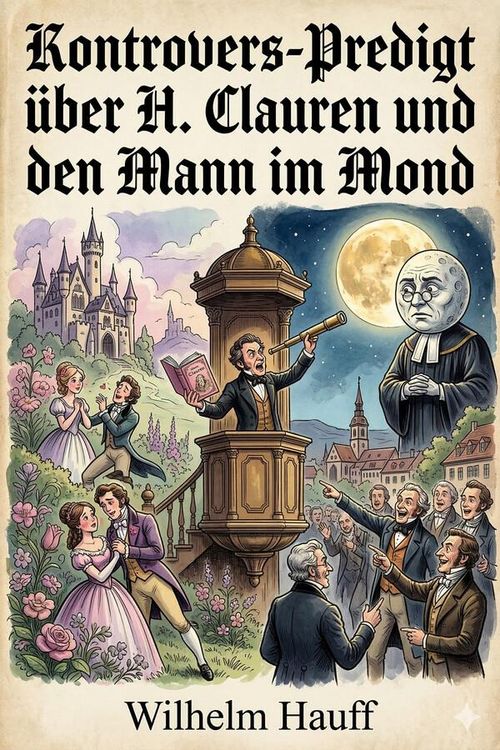 Produktbild: Kontrovers-Predigt &uuml;ber H. Clauren und den Mann im Mond / Gehalten vor dem deutschen Publikum in der Herbstmesse 1827