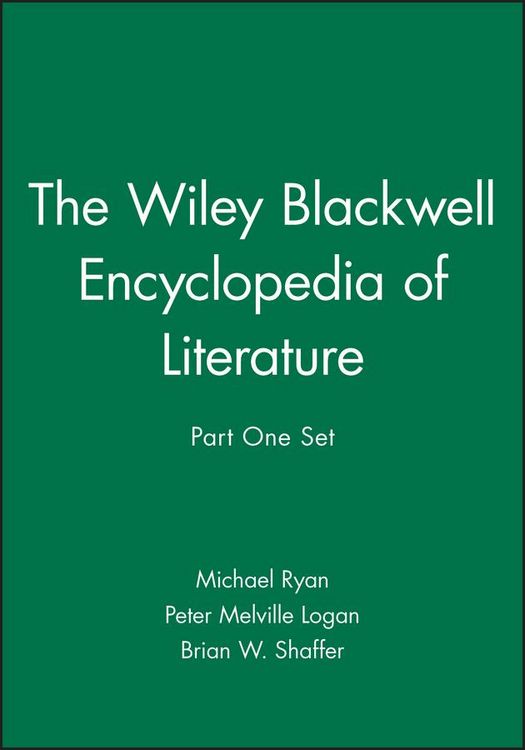 Produktbild: The Wiley Blackwell Encyclopedia of Literature, Part 1 Set