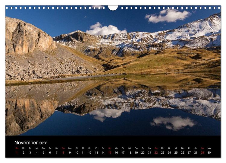 Produktbild: Entschleunigt ... reisen durch traumhafte Landschaften "Les Grandes Alpes" (Wandkalender 2026 DIN A3 quer), CALVENDO Monatskalender