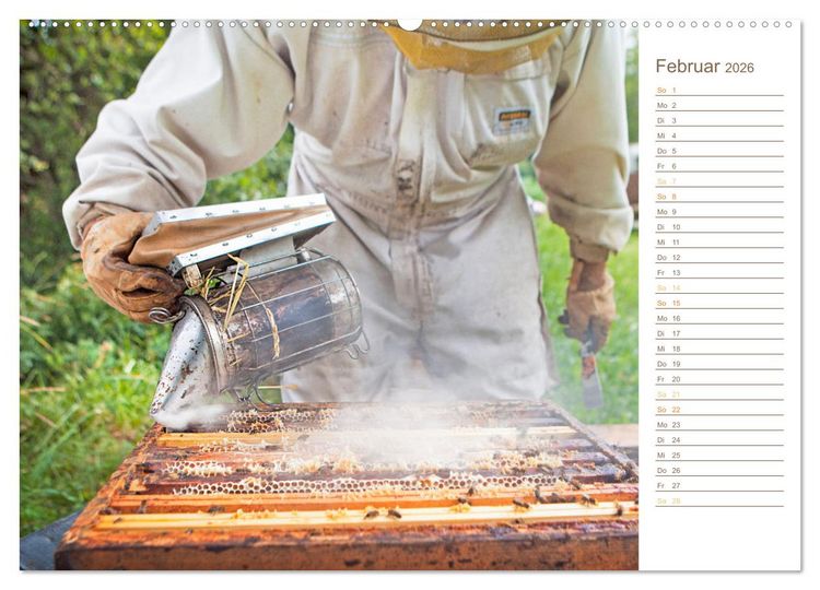 Produktbild: S&uuml;&szlig;es Gold: Imker, Bienen & Honig (hochwertiger Premium Wandkalender 2026 DIN A2 quer), Kunstdruck in Hochglanz