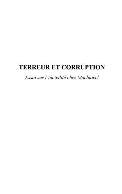 Produktbild: Terreur et corruption