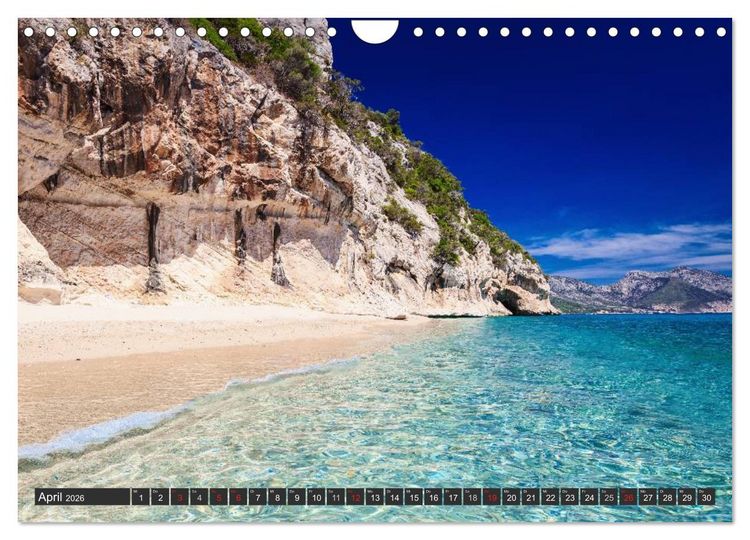 Produktbild: Sardinien - Traumstr&auml;nde am Mittelmeer (Wandkalender 2026 DIN A4 quer), CALVENDO Monatskalender