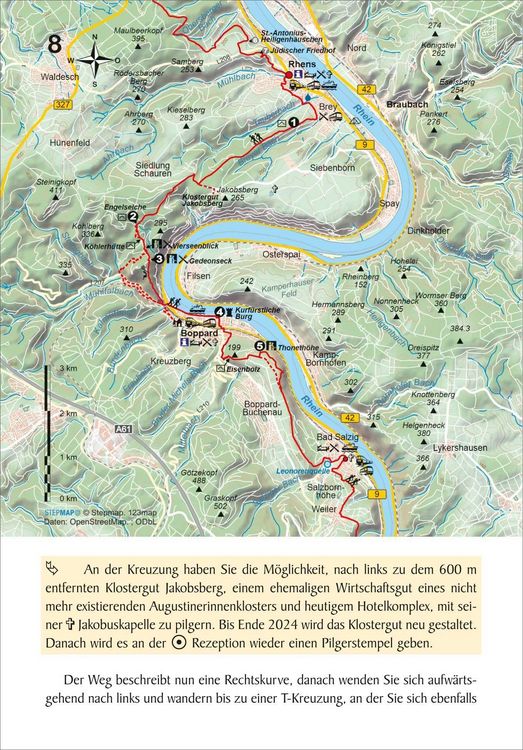 Produktbild: Linksrheinischer Jakobsweg von K&ouml;ln nach Bingen