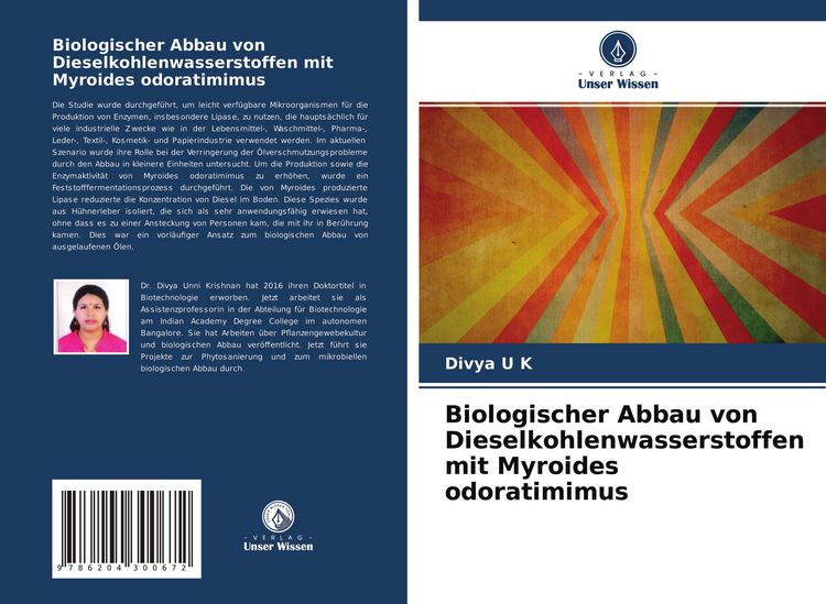 Produktbild: Biologischer Abbau von Dieselkohlenwasserstoffen mit Myroides odoratimimus