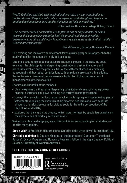 Produktbild: Conflict Management in Divided Societies