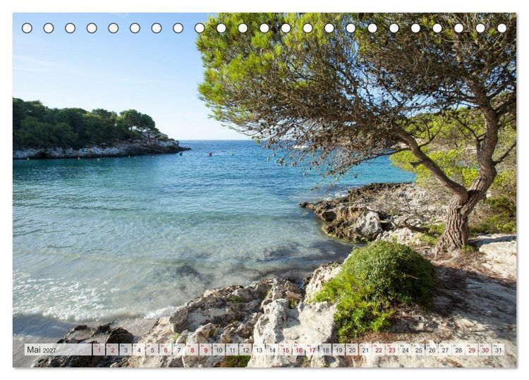 Produktbild: Menorca - Perle im MIttelmeer (Tischkalender 2027 DIN A5 quer), CALVENDO Monatskalender