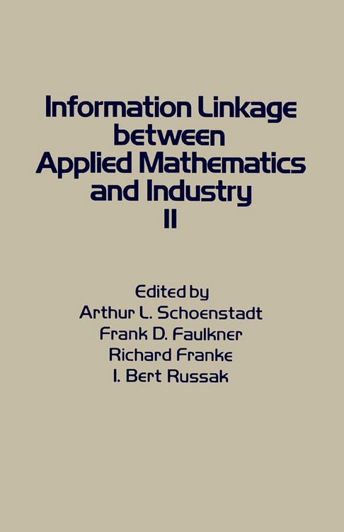Produktbild: Information Linkage Between Applied Mathematics and Industry