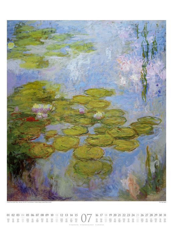 Produktbild: Claude Monet Kalender 2027 | Farbe und Licht