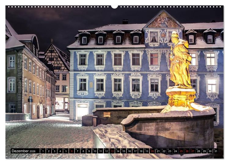 Produktbild: Bamberg - das fr&auml;nkische Rom (hochwertiger Premium Wandkalender 2026 DIN A2 quer), Kunstdruck in Hochglanz