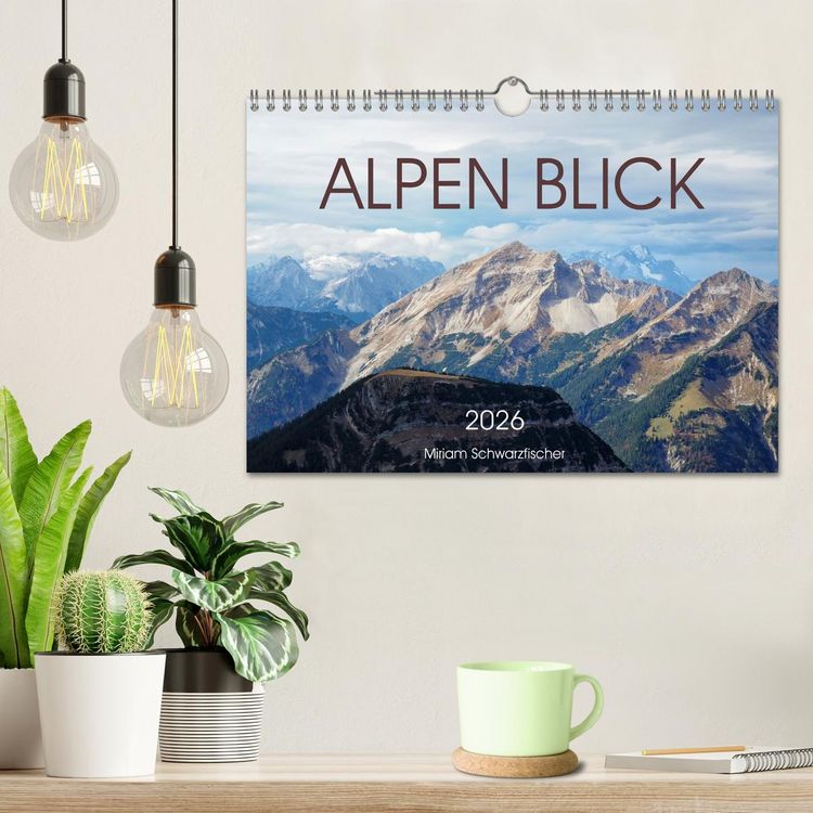 Produktbild: Alpen Blick (Wandkalender 2026 DIN A4 quer), CALVENDO Monatskalender