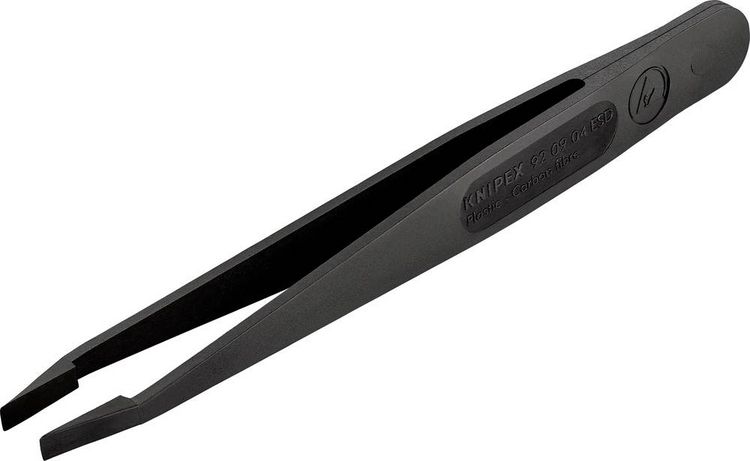 Produktbild: Knipex 92 09 04 ESD ESD Pinzette 1 St&uuml;ck Stumpf 115mm