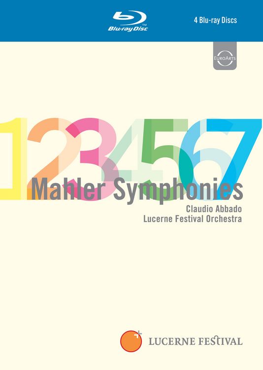 Produktbild: Maler Symphonies 1-7 - Claudio Abbado - Lucerne Festival Orchestra - Limited Edtion [4 BRs]