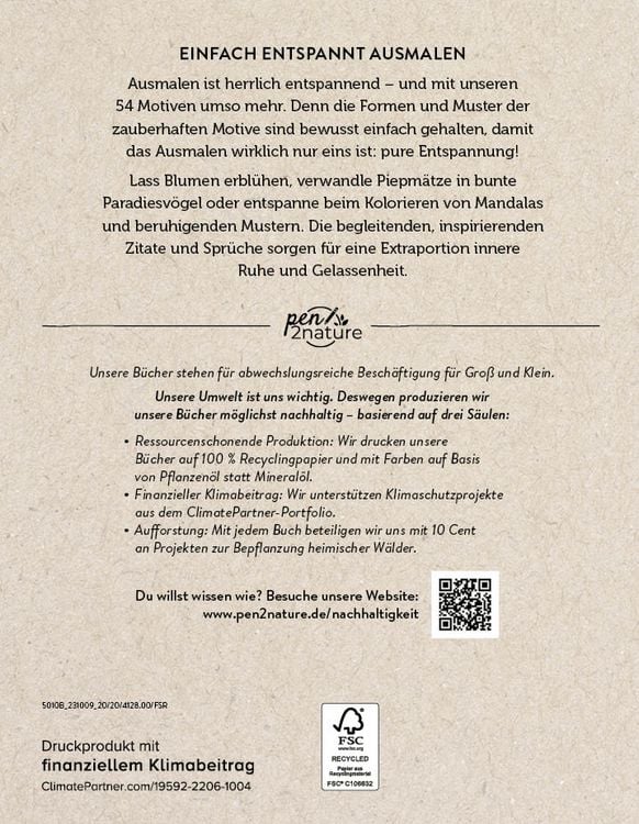 Produktbild: Einfach entspannt ausmalen