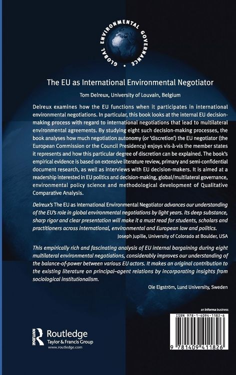Produktbild: The EU as International Environmental Negotiator