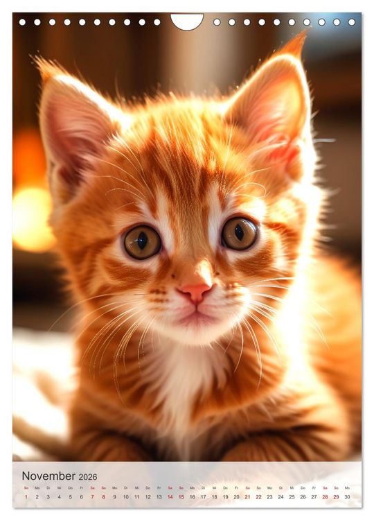 Produktbild: Katzenkinder (Wandkalender 2026 DIN A4 hoch), CALVENDO Monatskalender