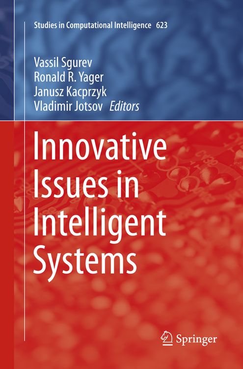 Produktbild: Innovative Issues in Intelligent Systems