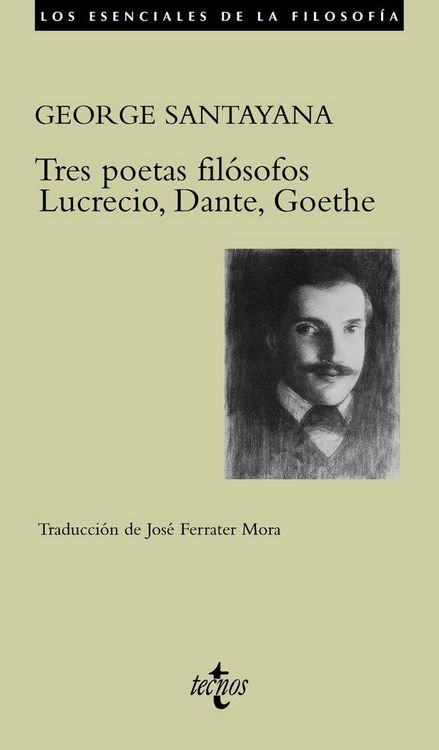 Produktbild: Tres poetas fil&oacute;sofos : Lucrecio, Dante, Goethe