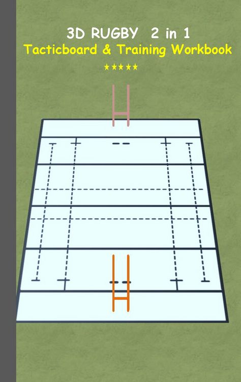 Produktbild: 3D Rugby 2 in 1 Tacticboard and Training Book